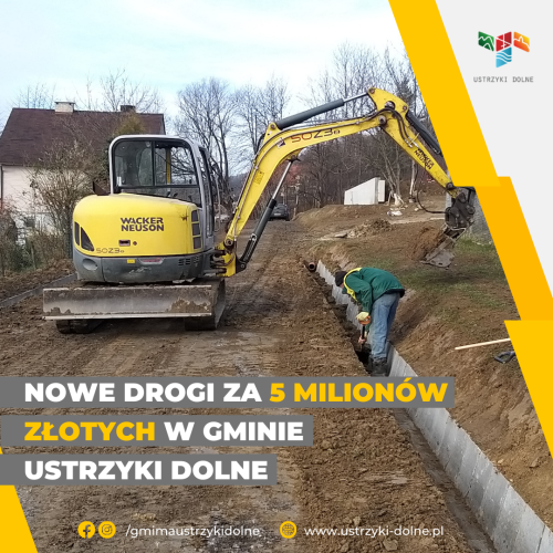 W Gminie Ustrzyki Dolne powstaną nowe drogi za 5 milionów złotych